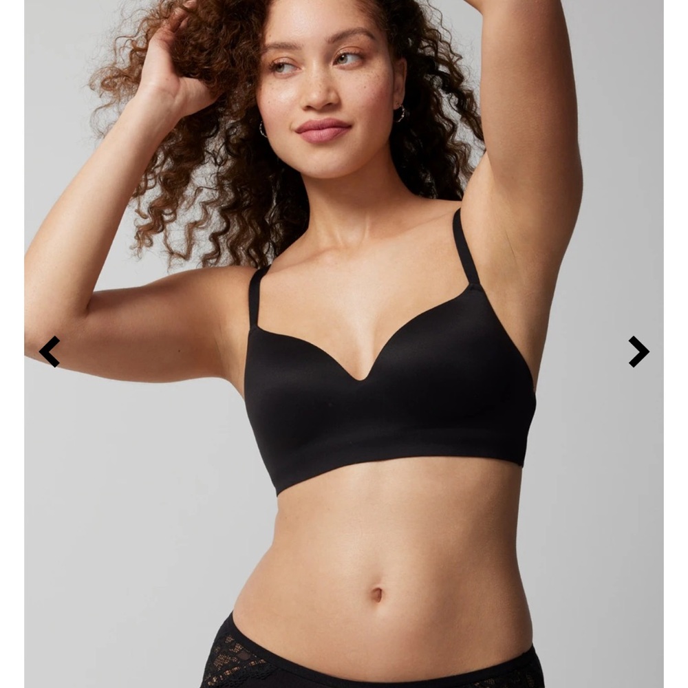 Women's Black Seamless Bra